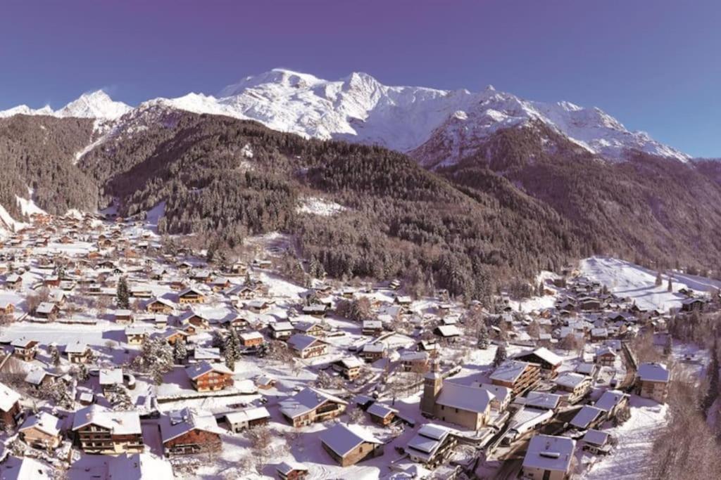 Montagne Aux Contamines Montjoie Appartement 6-7 Personnes Extérieur photo